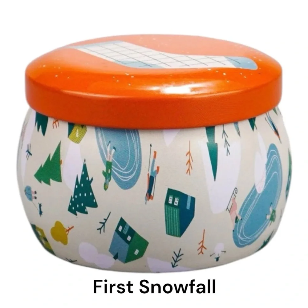 Target Holiday Scented Rounded Tin Holiday Candle Bundle of 4